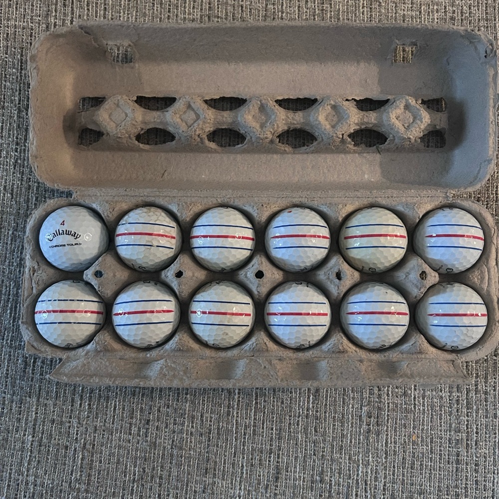 Callaway Chrome Soft Triple Track used golf balls